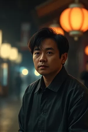 雾气笼罩的港口灯塔与气象站，《雾港手记》文艺剧情片封面
